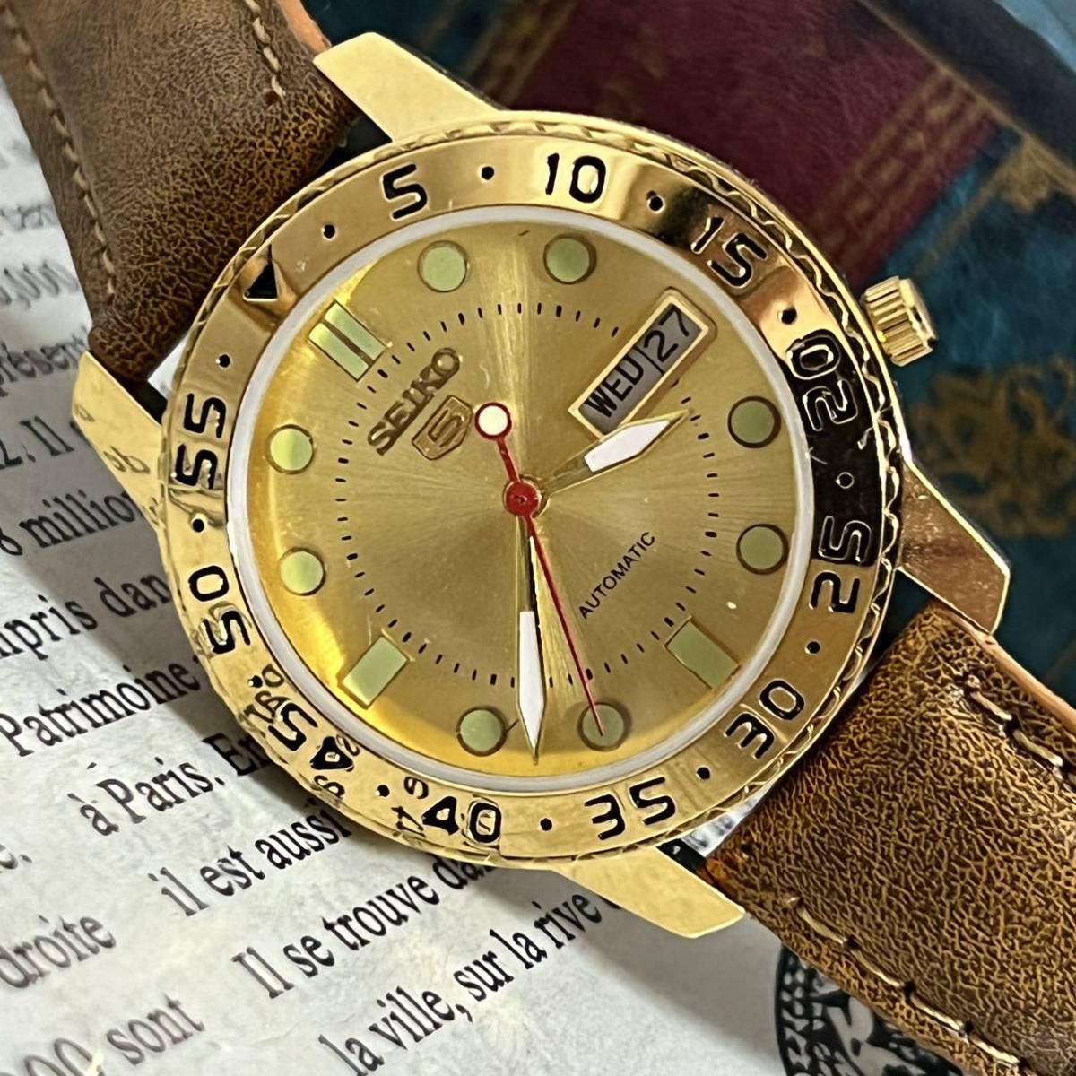 ROYAL MONTRES 自動巻き サン＆ムーン 裏スケ