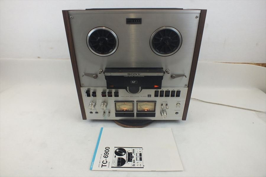 ☆ SONY ソニー TC-6900 オープンリールデッキ 取扱説明書有り 通電OK