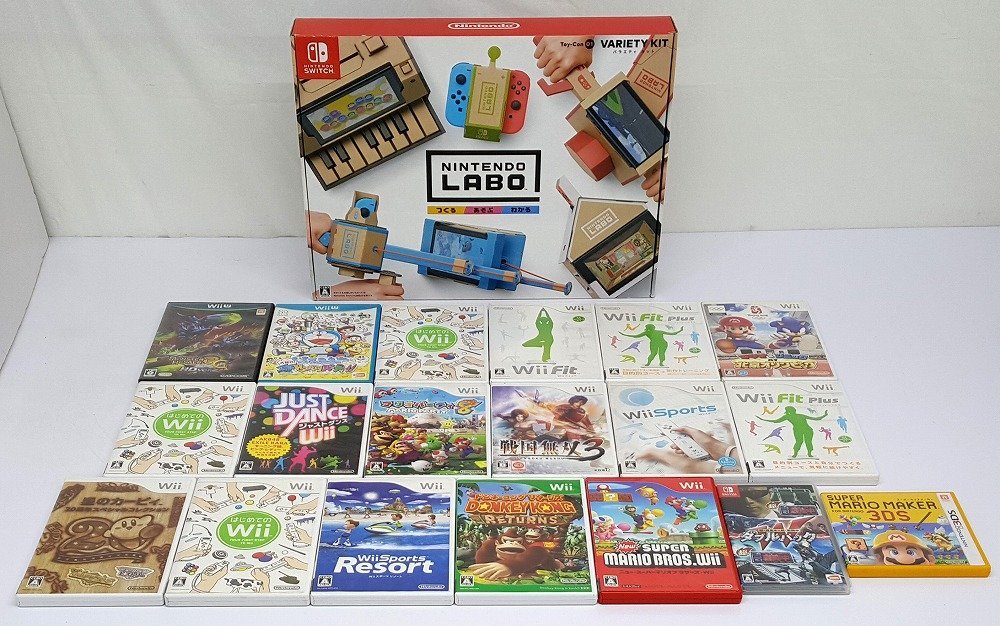 ☆【ジャンク】【中古】3DS Wii WiiU ソフト まとめ売り Nintendo Labo