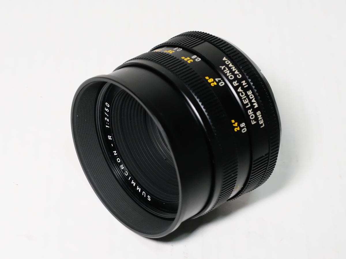 ◆超美品◆LEITZ Leica SUMMICRON-R 50mm F2 R-Only◆ライカ Lens 50mm Leitz WETZLAR black Happy