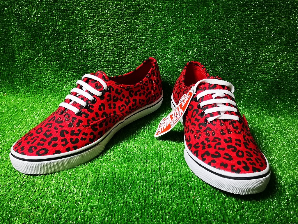 正規品，新作 VANS オーセンティック レオパード レッド US7.5 25.0cm スニーカー / 赤 ヒョウ(バンズ)｜売買されたオークション情報、yahooの商品情報をアーカイブ公開 - オークファン バンズ