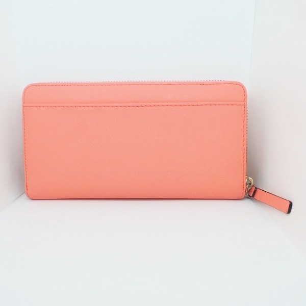 ケイトスペード Kate spade 長財布 WLRU2935 - レザー ピンク×レッド