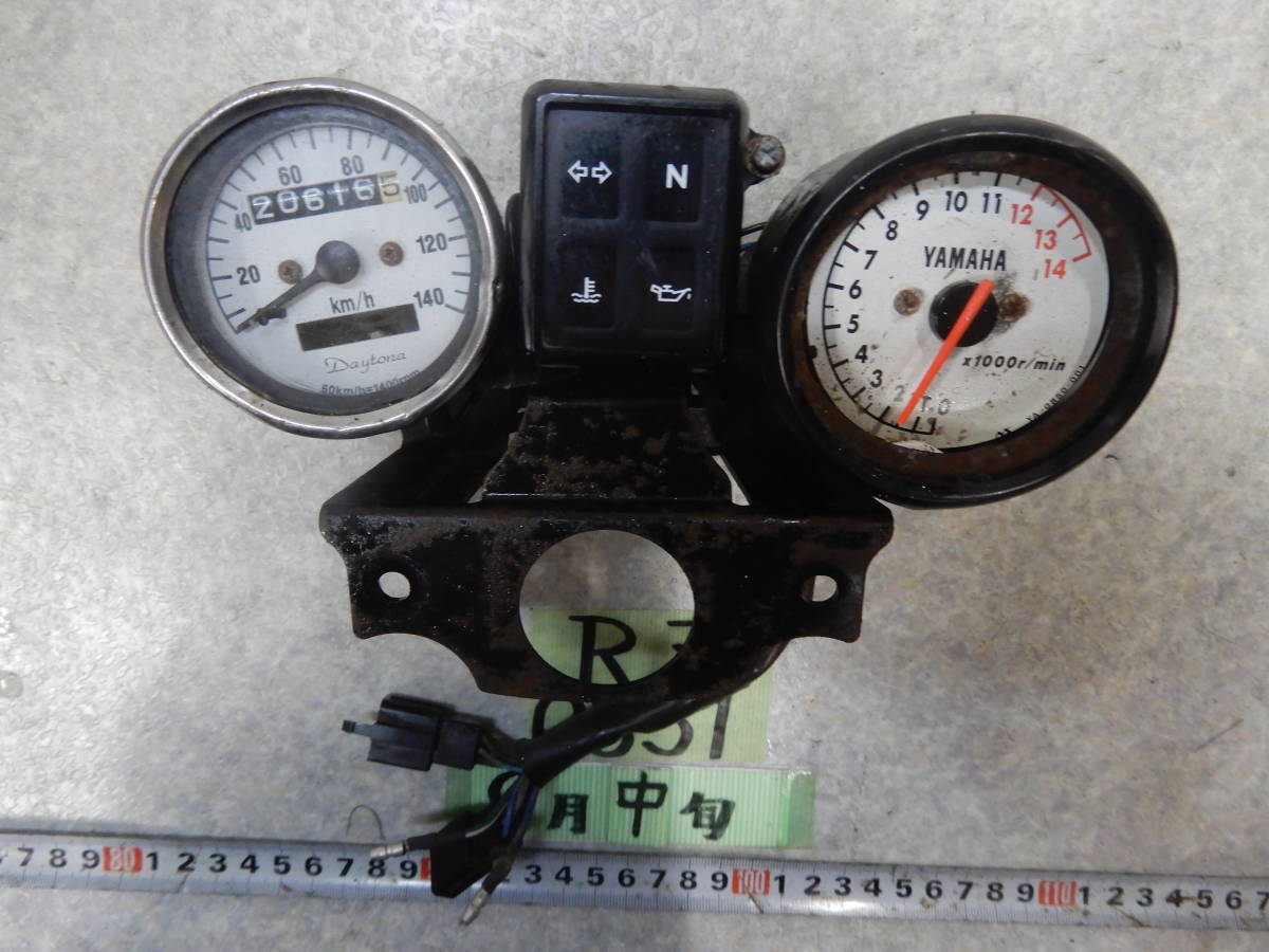 オーダー受付中　働く車柄 0351 RZ02J RZ50 メーター スピードメーター タコメーター 80サイズ