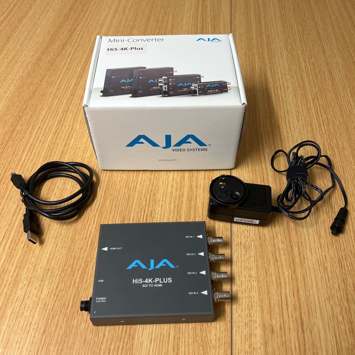 AJA Hi5-4K-Plus 3G-SDI→HDMI 2.0 コンバーター HDMI to 2.0 4K HI5 愛知