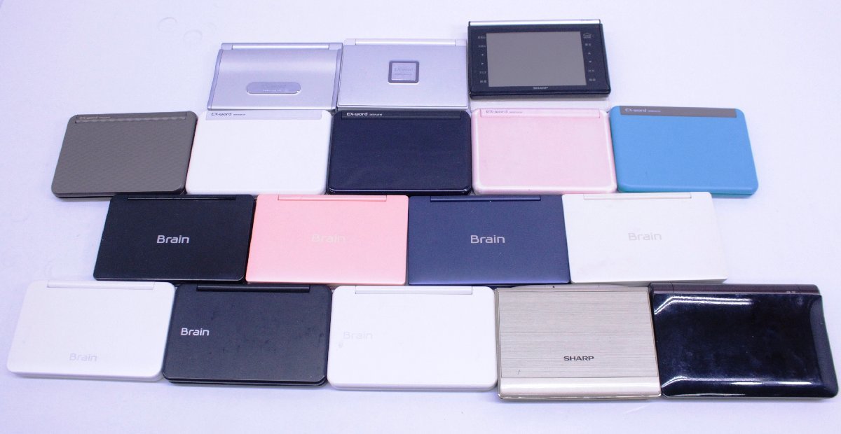 電子辞書 SHARP シャープ Brain CASIO EX-word 17台 まとめ ※ジャンク