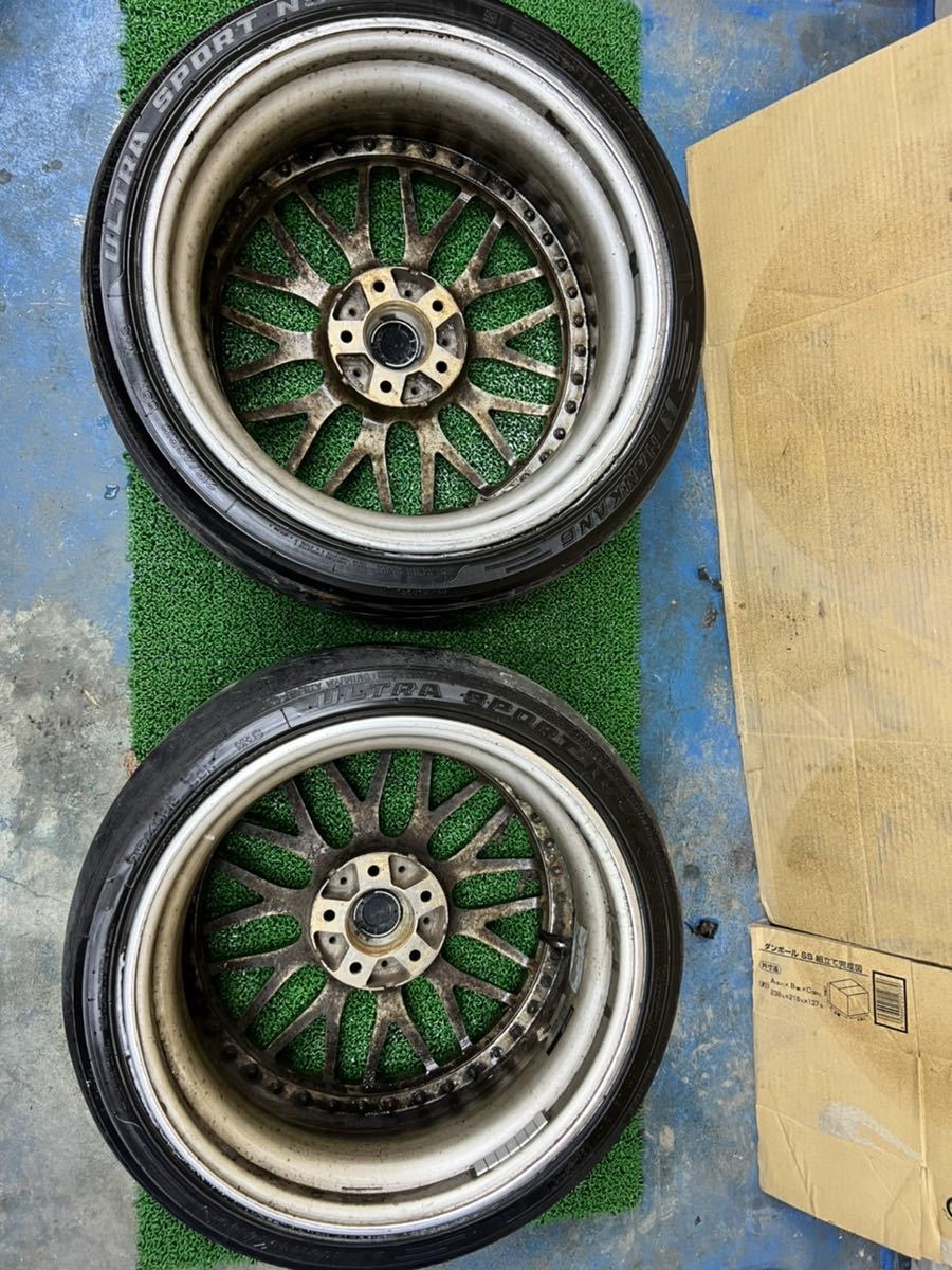 ゴールドボルト メッキ WORK ワーク VS-XX ブイエス VSXX 18インチ 8J 