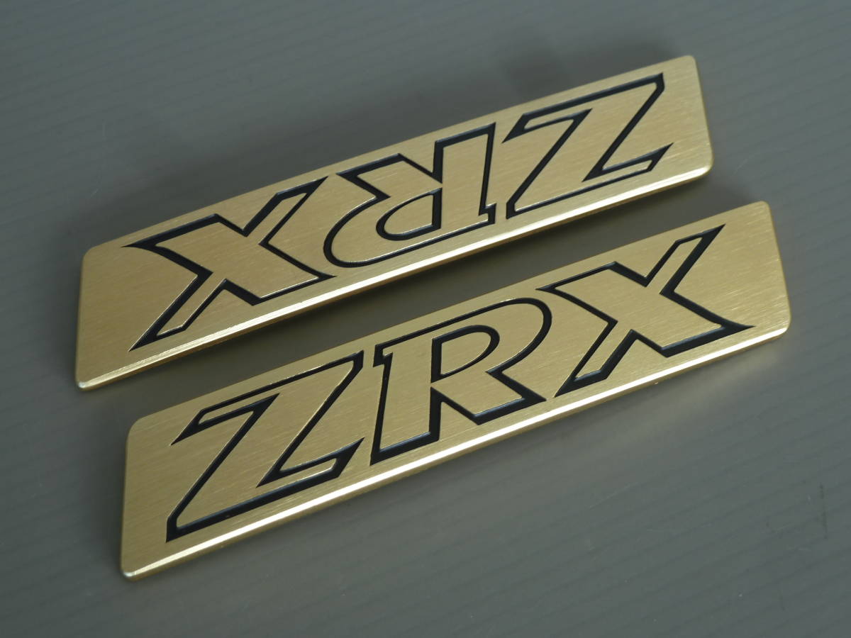 ZRX400 カワサキ純正 サイドカバーエンブレムセット 新品(カワサキ用 
