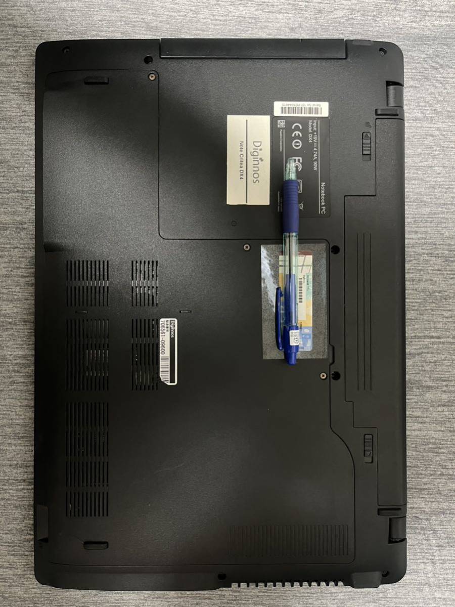 中古ドスパラ diginnos critea DX4 Corei5 4210M2.6GHz/16GB/HD500GB