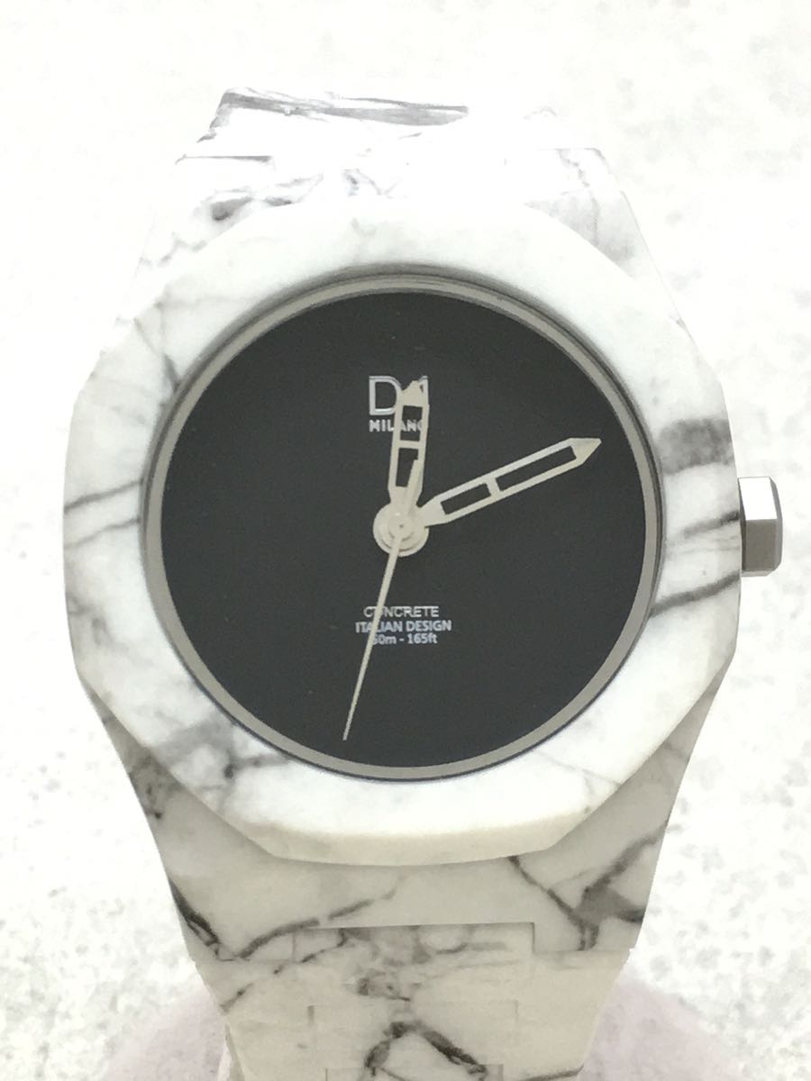 【得価，格安】 D1 MILANO CONCRETE/クォーツ腕時計/アナログ/-/BLK/WHT/CO-02/箱有(アナログ（クォーツ式）)｜売買されたオークション情報、yahooの商品情報をアーカイブ公開 - オークファン その他