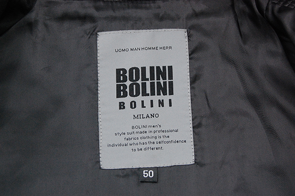 定価18万 美品 ルーマニア製 ボリニ ミラノ BOLINI MILANO 羊革 クロコ 