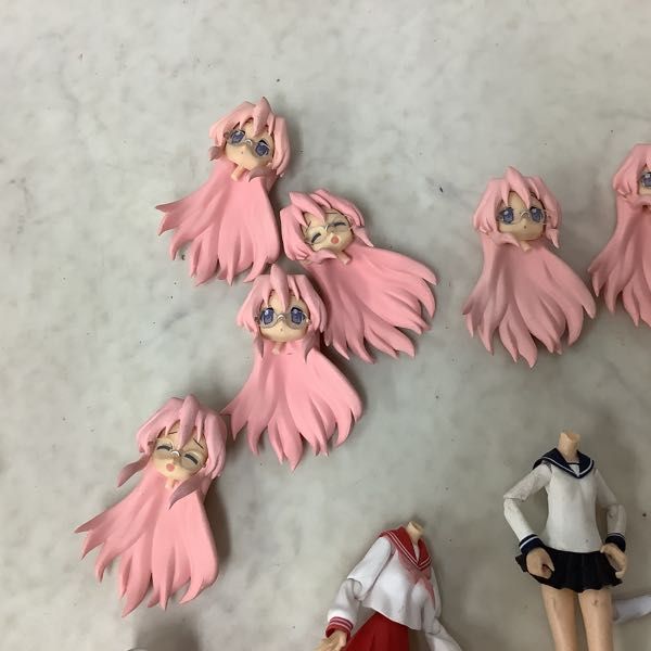 1円～ ジャンク figma すーぱーそに子、らき☆すた 高良みゆき ヘッド