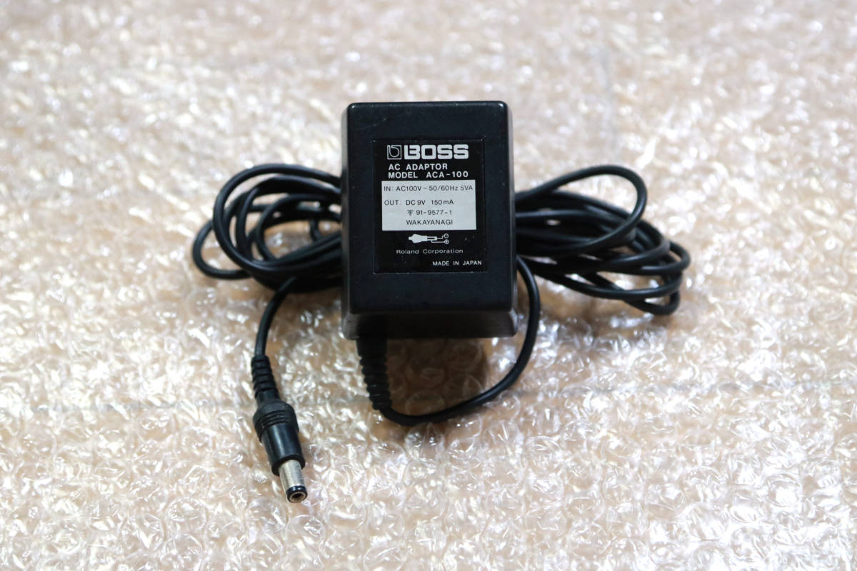 BOSS ACA-100 DC9V 150mA Made in Japan AC ADAPTOR ボス ACA 日本製 アダプター(その他 ...