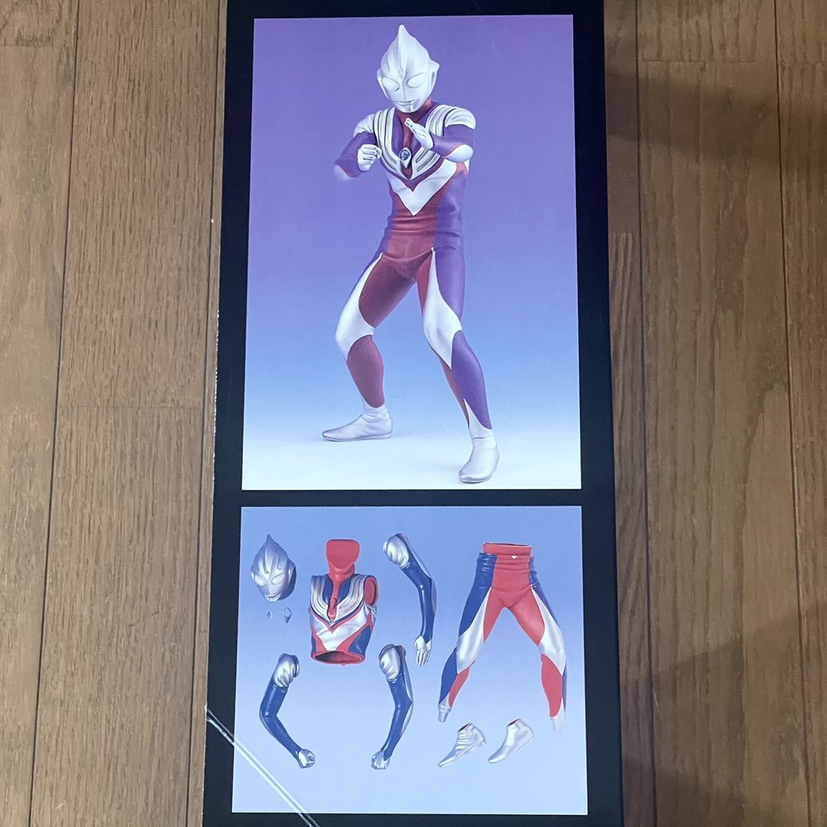 絶版 美品未組立 海洋堂 40cm ウルトラマンティガ マルチタイプ ソフト 