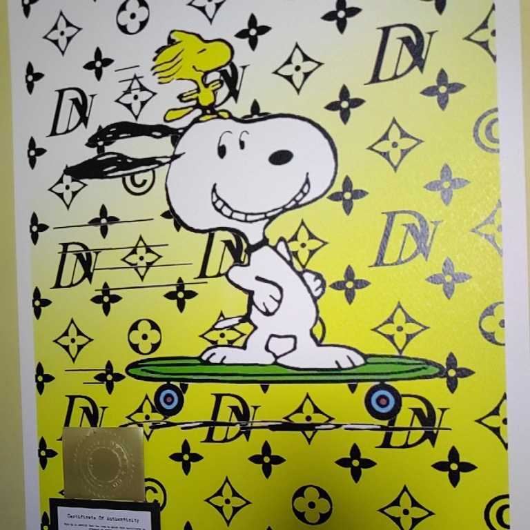 DEATH NYC 世界限定100枚 アートポスター スヌーピー SNOOPY