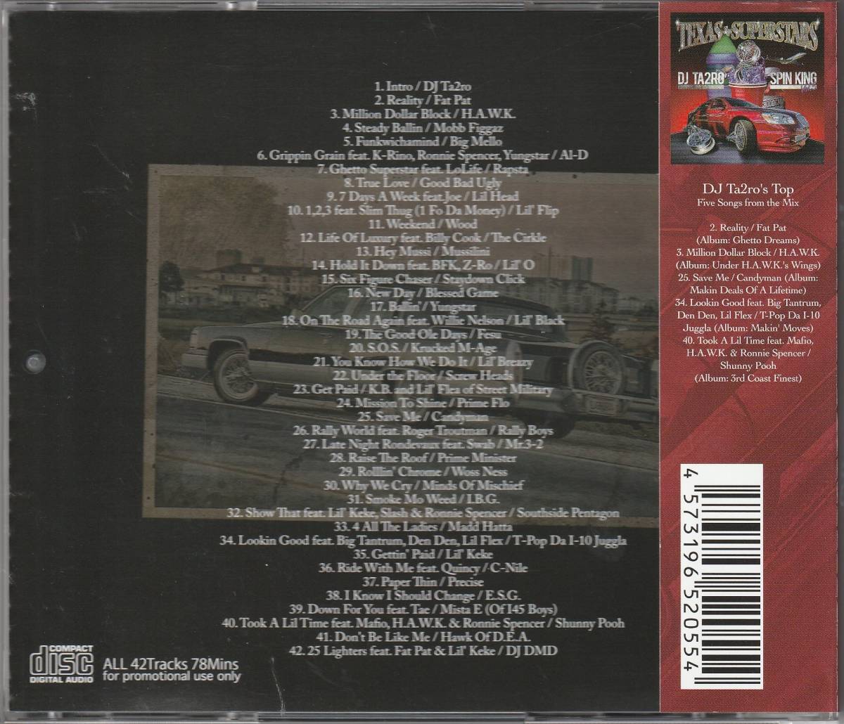 中古CD□HIPHOP/G-RAP□MIX CD／DJ TA2RO／Spin King Vol.5 Texas 