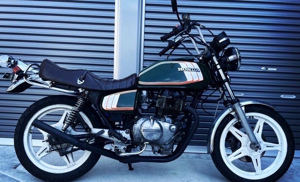 cm400 cm250 cb250t バブ ホーク 自賠責有り実働オイル漏れあり(126cc