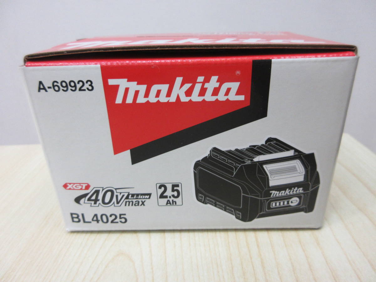 16652 未使用 makita マキタ スライド式リチウムイオンバッテリ BL4025 