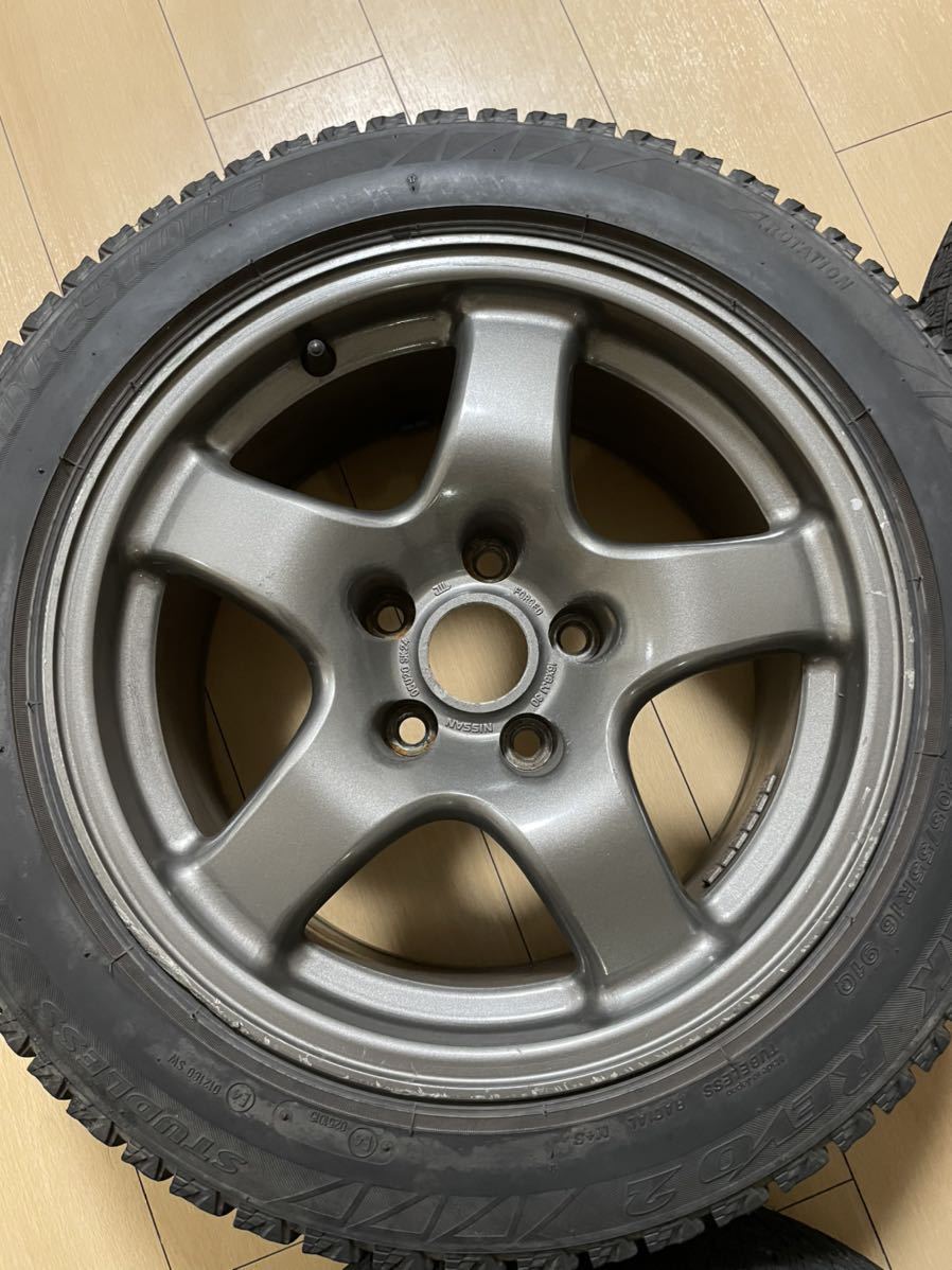 スカイライン GTR 純正 bnr32 4本 ホイール 8j+30 おまけスタッドレス