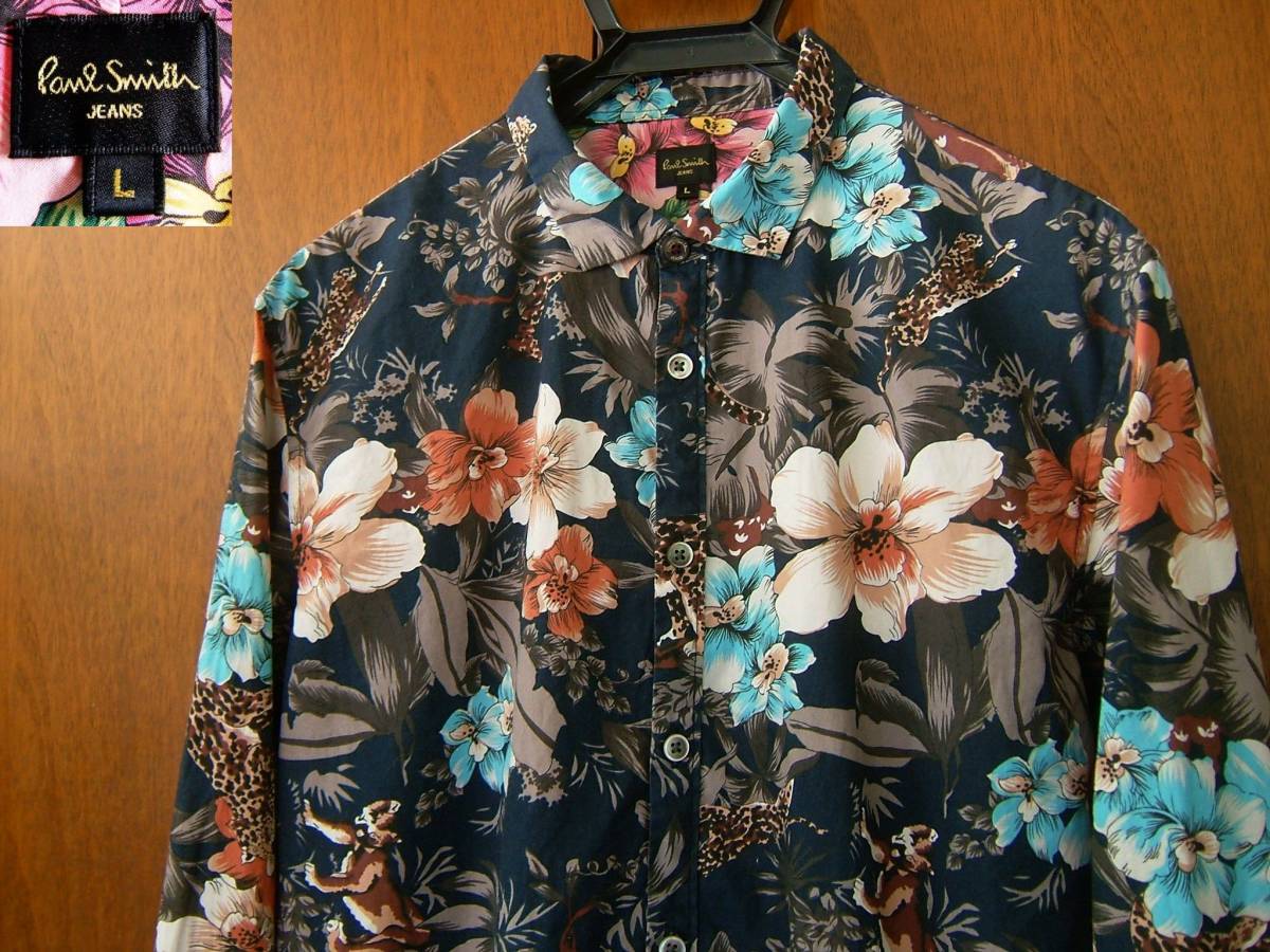 驚きの破格値，セール ポールスミス Paul Smith JEANS 長袖シャツ(Lサイズ)｜売買されたオークション情報、yahooの商品情報をアーカイブ公開 - オークファン 男性用