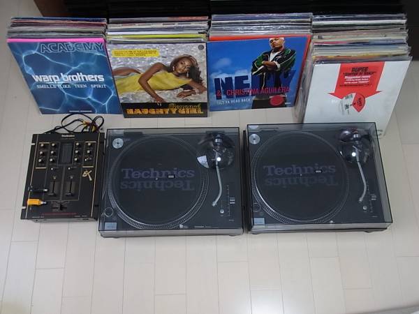 Technics ターンテーブルセット SL-1200MK5K レコードおまけ付き_1