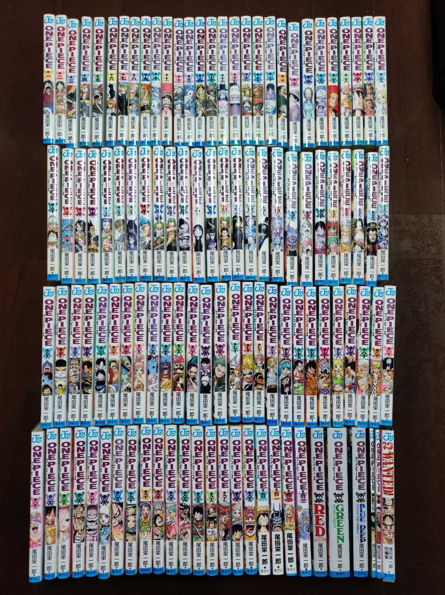 ワンピース ONE PIECE 全巻セット 1〜109巻 レンタル落ち含む ワンピース ONE PIECE 全巻セット 1〜109巻 レンタル落ち含む