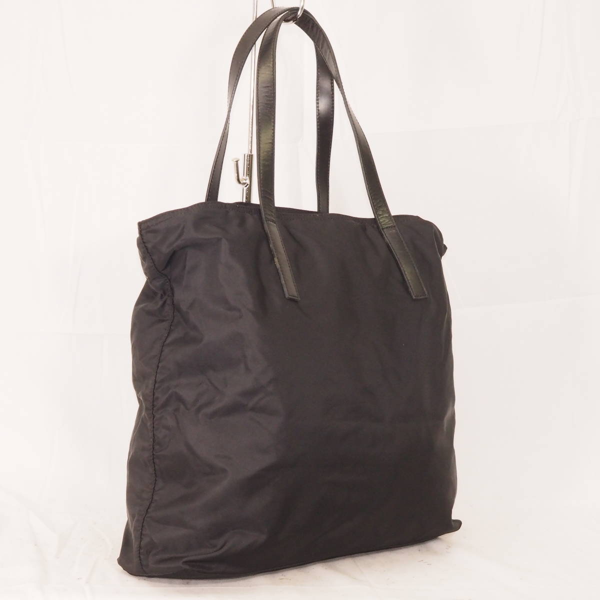格安，新品 プラダ ポコノ PRADA MILANO ナイロン ブラック トライアングルロゴ トートバッグ ショルダーバッグ[50]JJ2