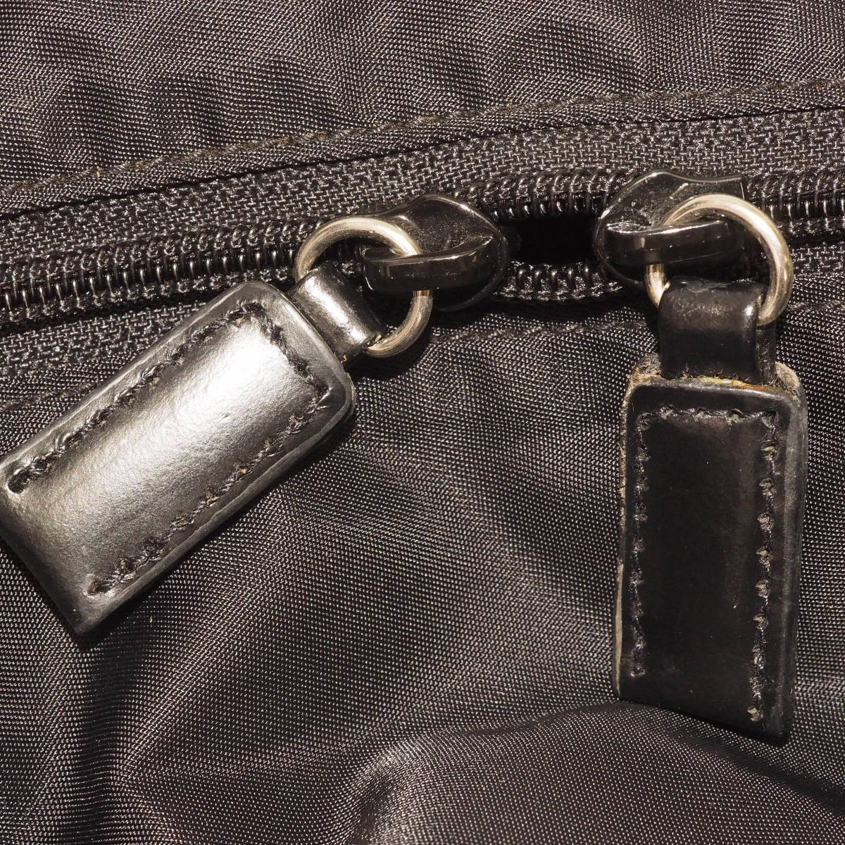 格安，新品 プラダ ポコノ PRADA MILANO ナイロン ブラック トライアングルロゴ トートバッグ ショルダーバッグ[50]JJ2