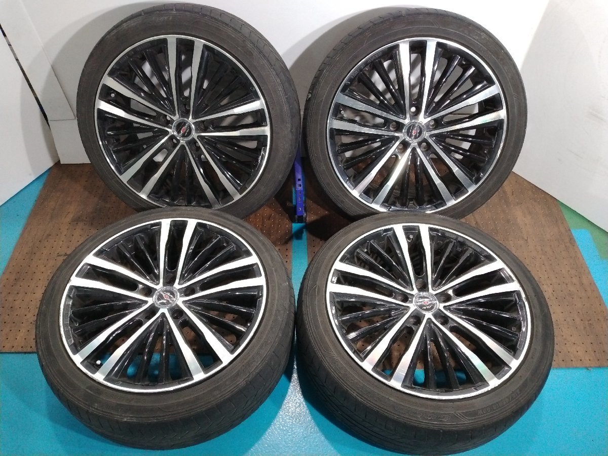中古品 シャレン18インチホイール4本セット AME シャレン 18インチ