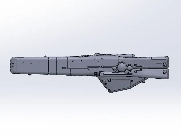 1&frasl;5000 帝国軍 IMPERIAL Space 3Dプリント 巡航艦 CRUISER 3D 未組立 PRINT 宇宙戦艦 Ship Battleship Spacecraft SF 3Dト