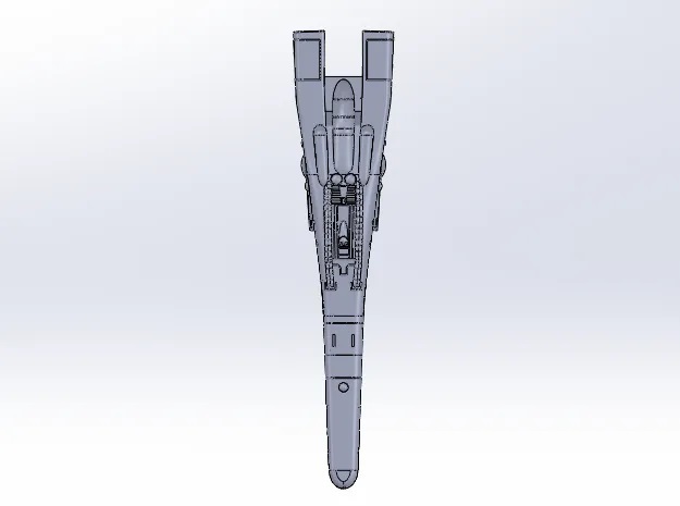 1&frasl;5000 帝国軍 IMPERIAL Space 3Dプリント 巡航艦 CRUISER 3D 未組立 PRINT 宇宙戦艦 Ship Battleship Spacecraft SF 3Dト