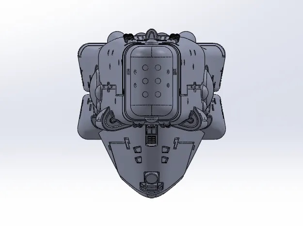 1&frasl;5000 帝国軍 IMPERIAL Space 3Dプリント 巡航艦 CRUISER 3D 未組立 PRINT 宇宙戦艦 Ship Battleship Spacecraft SF 3Dト
