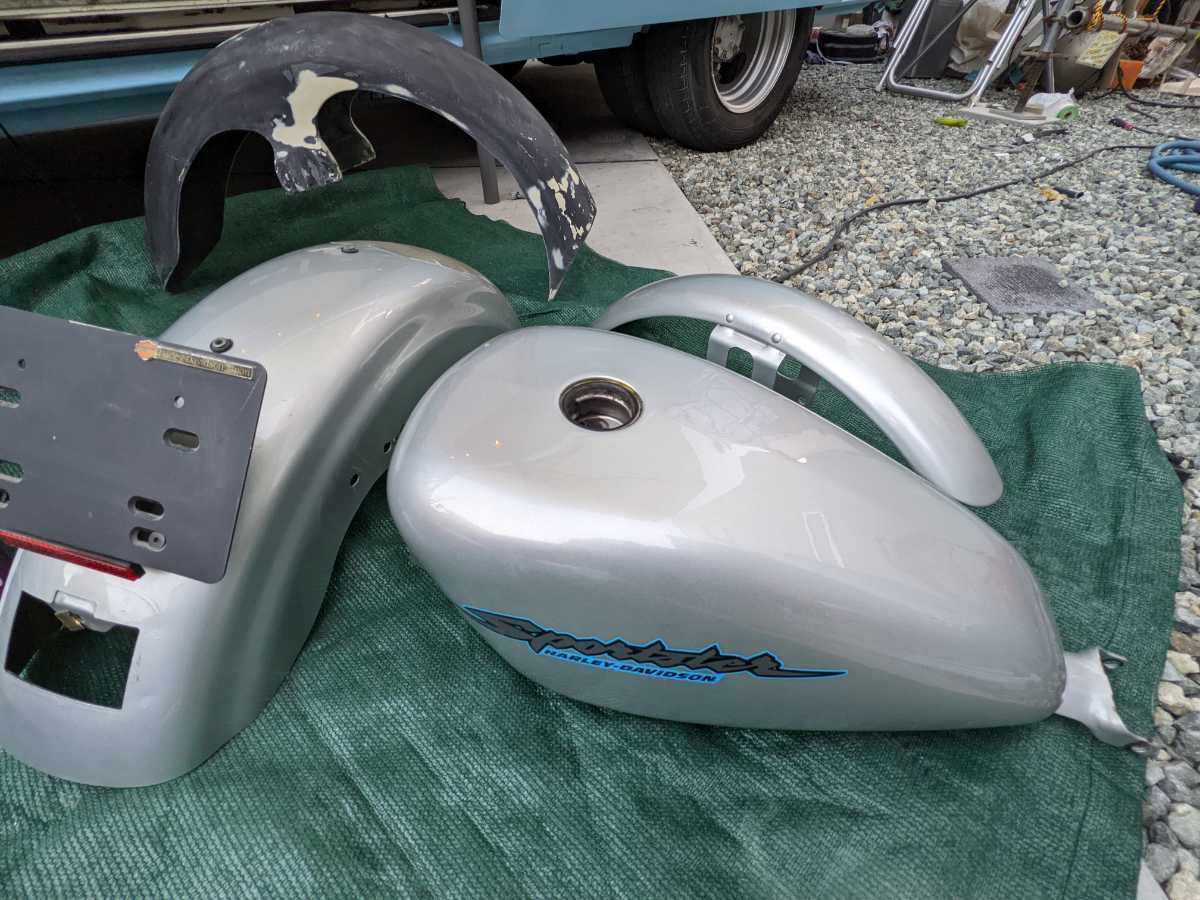  xl883 04~06 純正タンク フェンダーセット(ハーレーダビッドソン用)｜売買されたオークション情報、yahooの商品情報をアーカイブ公開 - オークファン ハーレーダビッドソン用