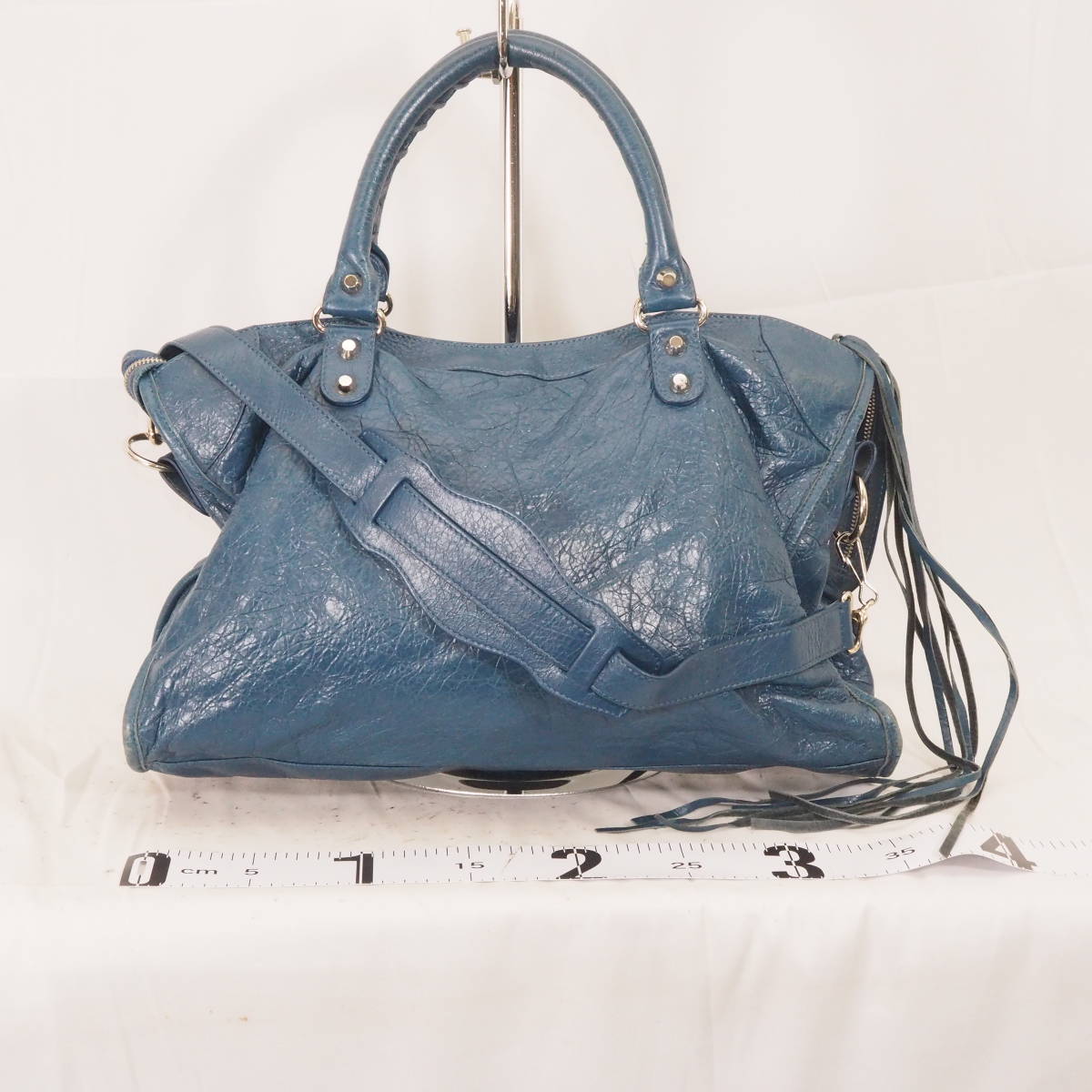 Balenciaga ブラックアウトシティ レザー ハンドバッグ 443514 ブラック (189215 main image 0