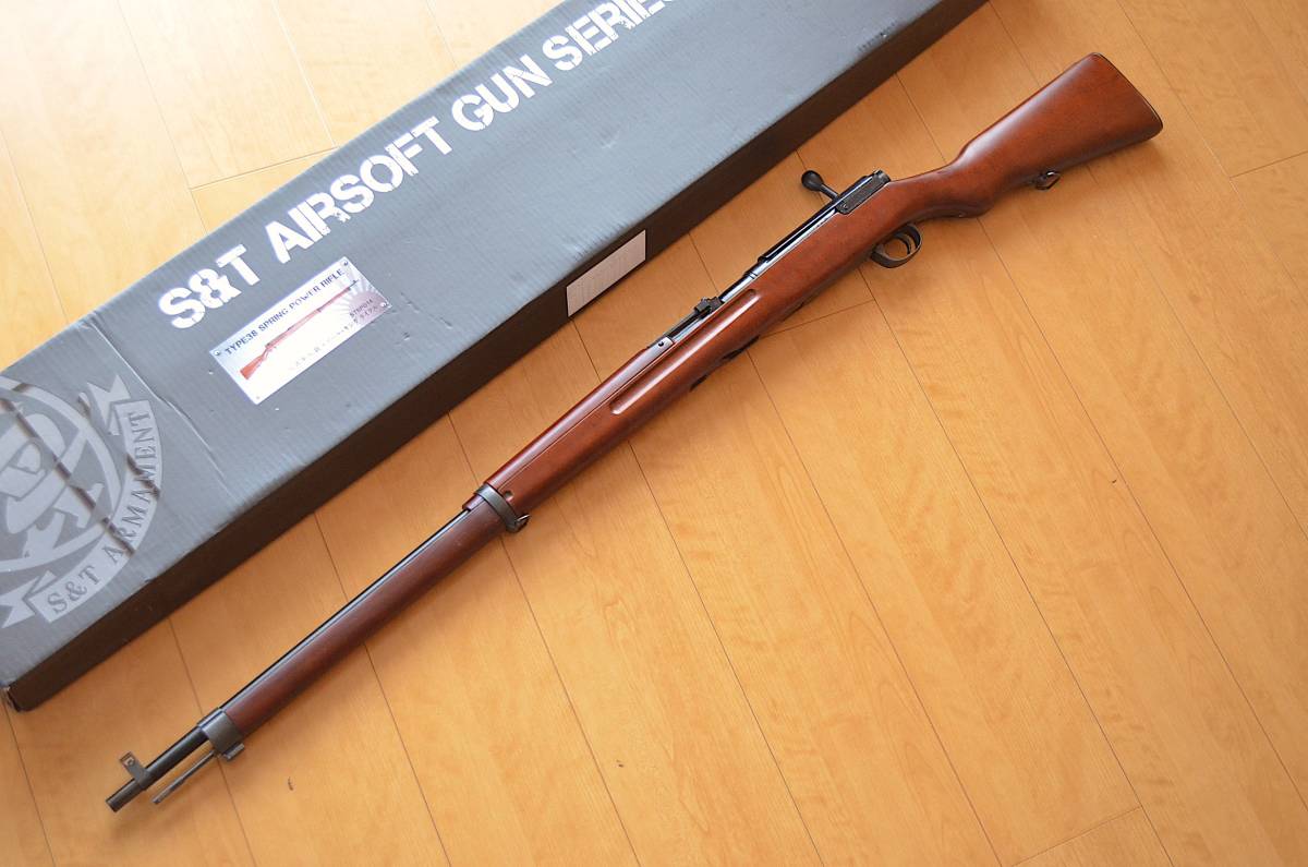 最新ロット 動作確認のみ 国内正規品 S&T 三八式歩兵銃 STSPG14 エアーコッキング 38式