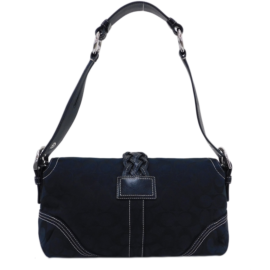 コーチ COACH 0 ショルダーバッグ 1円 □美品□ シグネチャー 