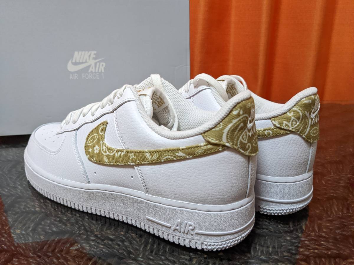 最後 27.5-28cm相当 箱付き NIKE AIR FORCE 1 07 ESS 検 ペイズリー 