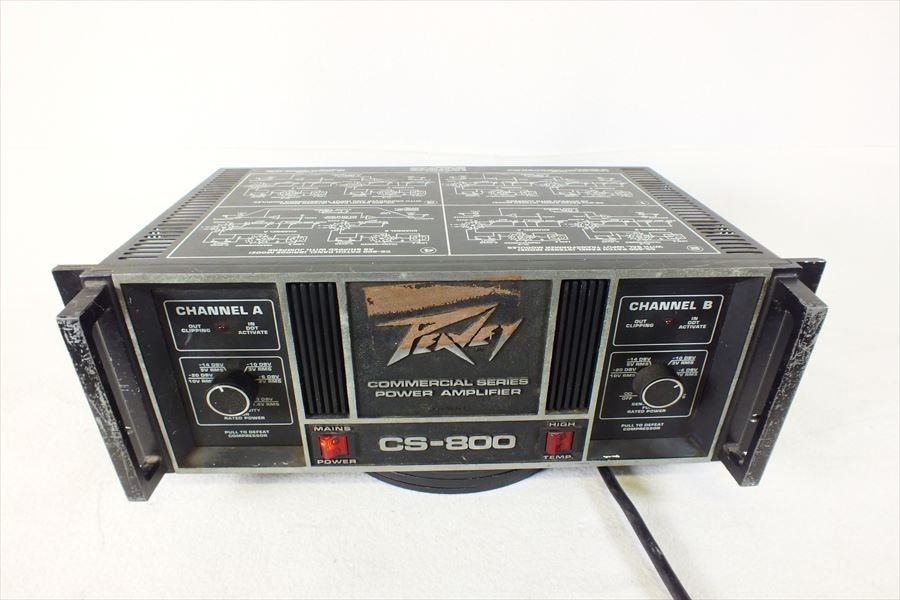 ◇ PEAVEY CS-800 アンプ 中古 現状品 220908T8092 Power Amplifier