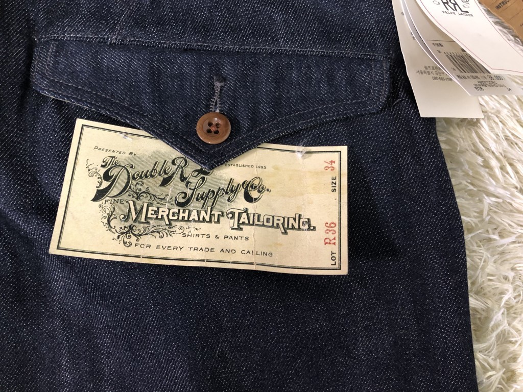 新品未使用◇RRL DOUBLE RL デニムトラウザー W34 シンチバック