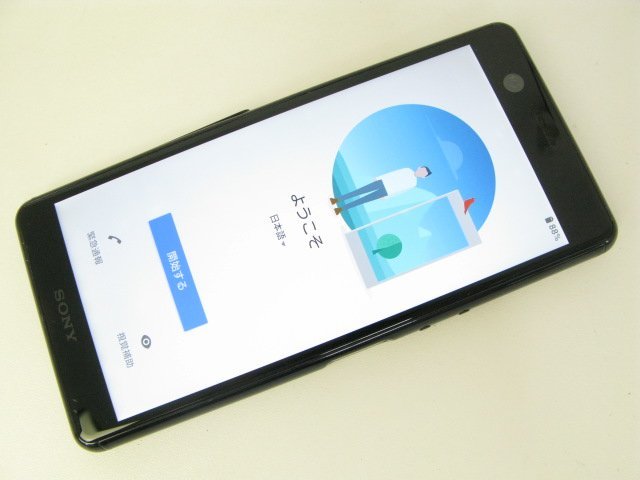 SIMフリー ドコモ SO-02L Xperia Ace ブラック バッテリー判定 80