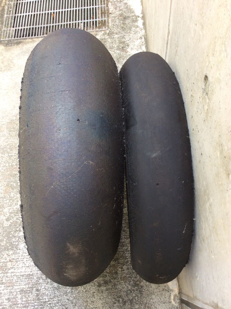 ダンロップ レーシング スリックタイヤ 中古 前後セット ST1000 CBR