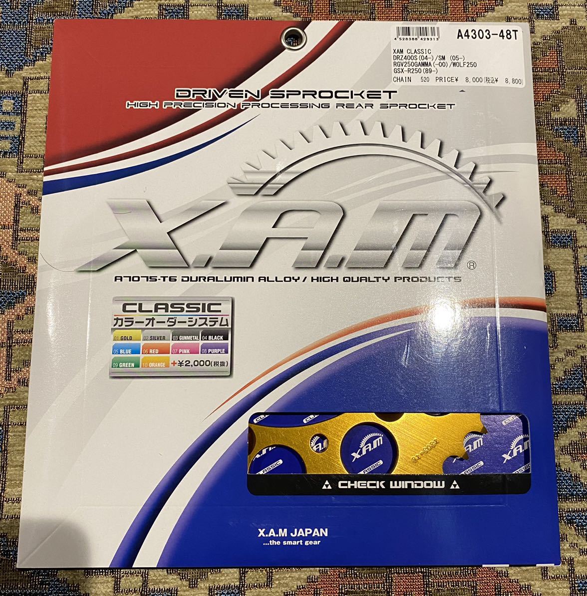 X.A.M Japan ザムジャパン A4303-48 スプロケット DRZ400S RGV250