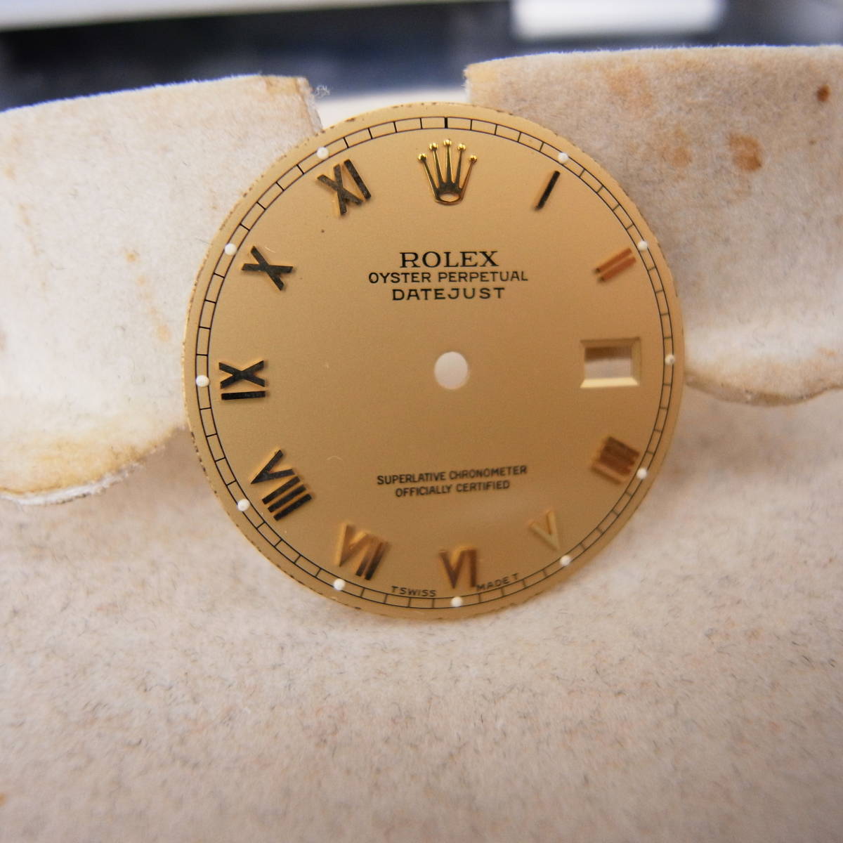ROLEXデイトジャスト用16233など使用可能ローマンインデックス文字盤