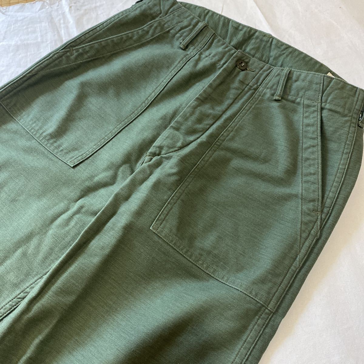 SALE orSlow US ARMY FATIGUE PANTS ￥18 700 税込 オアスロウ ファティーグパンツ ベイカー ワークパンツ ボタンフライ M(Mサイズ)｜売買されたオークション情報、yahooの商品情報をアーカイブ公開 - オーク Mサイズ