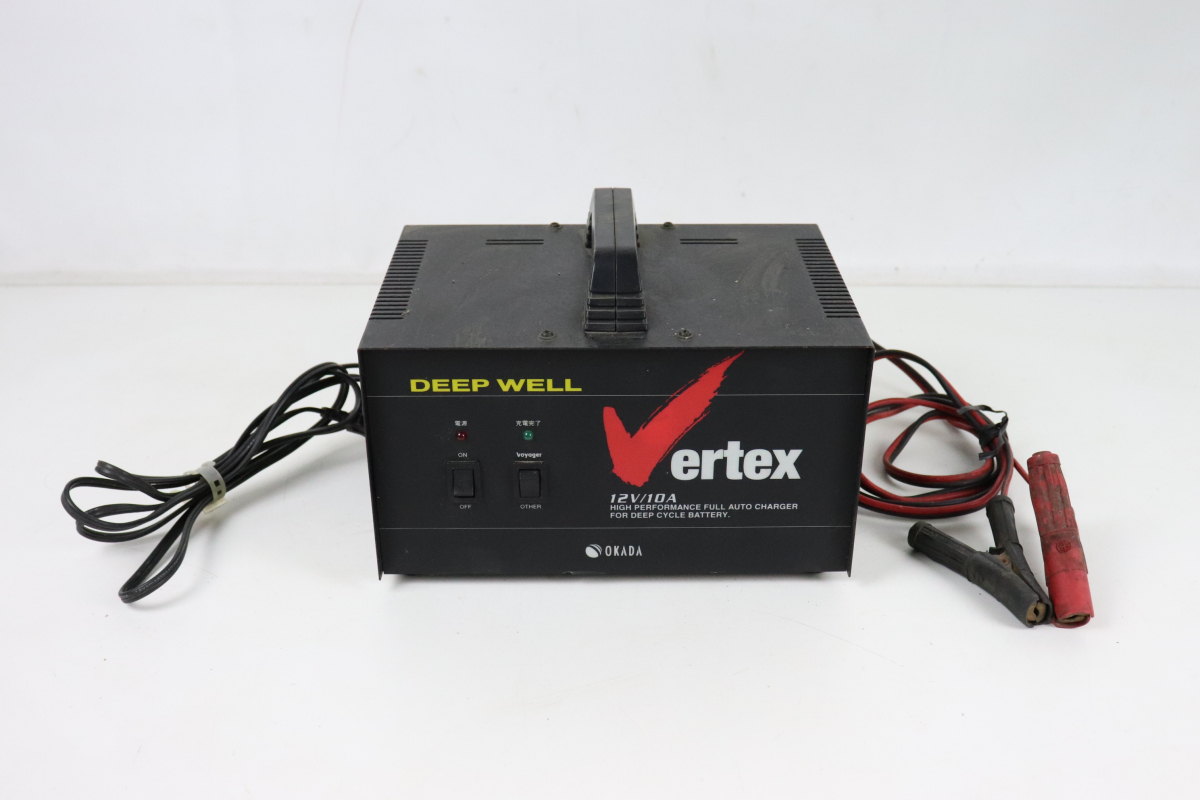  通電OK OKADA オカダ DEEP WELL VERTEX 12V/10A ディープサイクルバッテリーチャージャー 12V10A OKADA DEEP CYCLE BATTERY 003JHFP46(アクセサリー)｜売買されたオークション情報、yahooの商品情報をアーカイブ公 アクセサリー