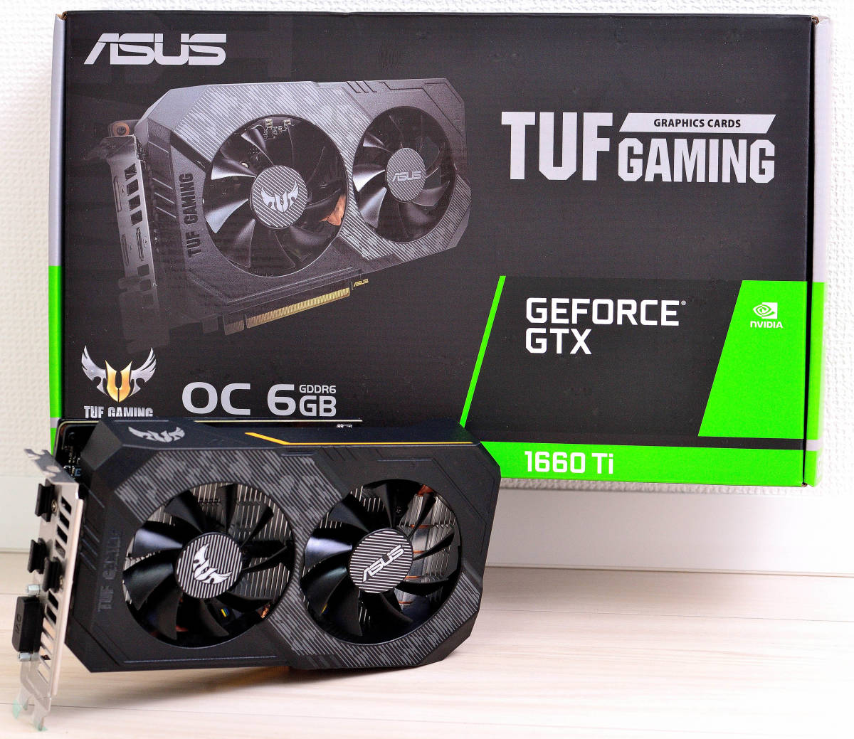 GTX Ti 0 TUF EVO ASUS 6GB PCパーツ TUF-GTX1660TI-O6G-EVO-GAMING｜ASUS