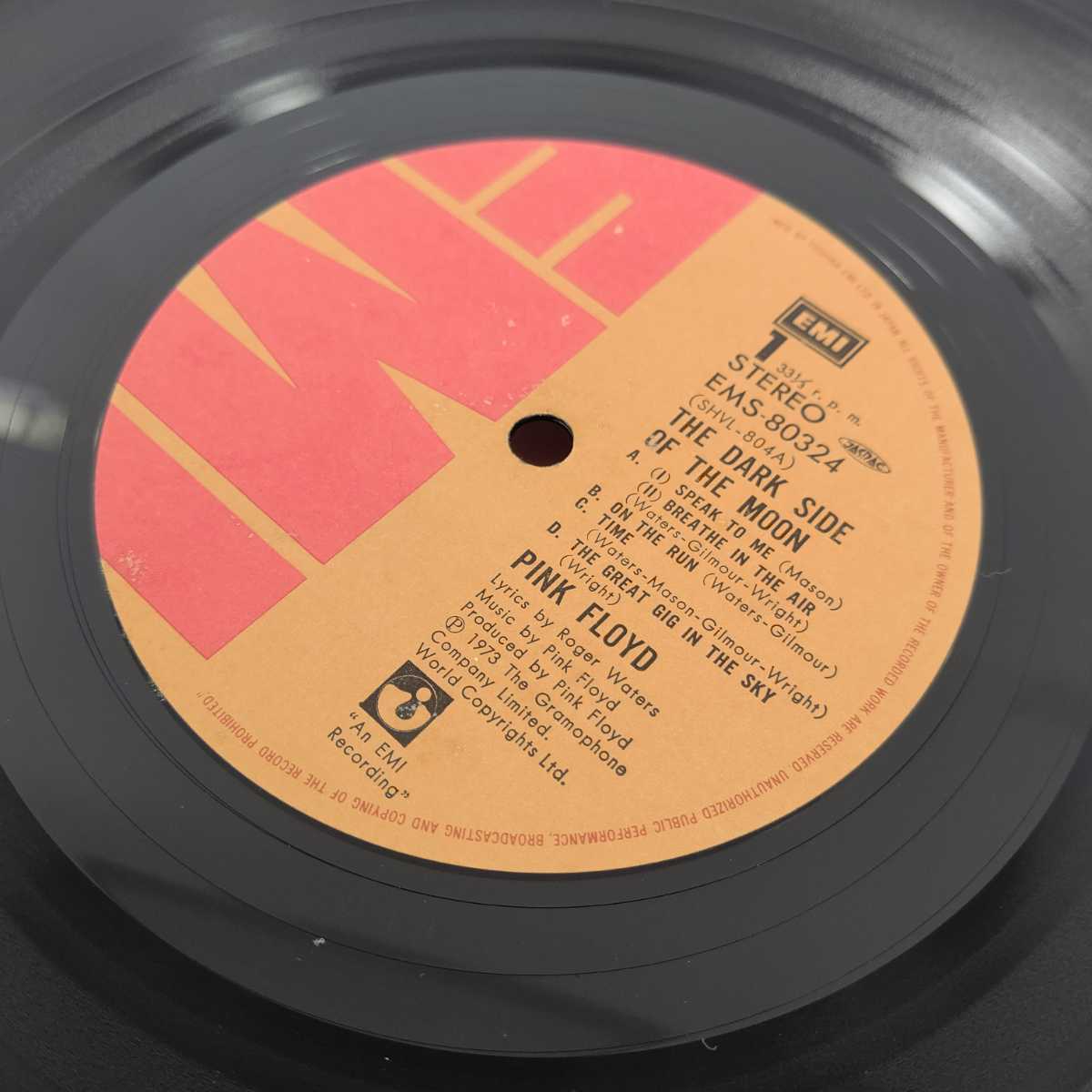 狂気 ピンク・フロイド Pink Floyd EMS-80324 The ピンク レコード