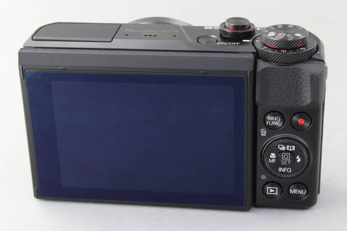 A (美品) Canon キャノン PowerShot G7X Mark II ブラック 元箱 注意 