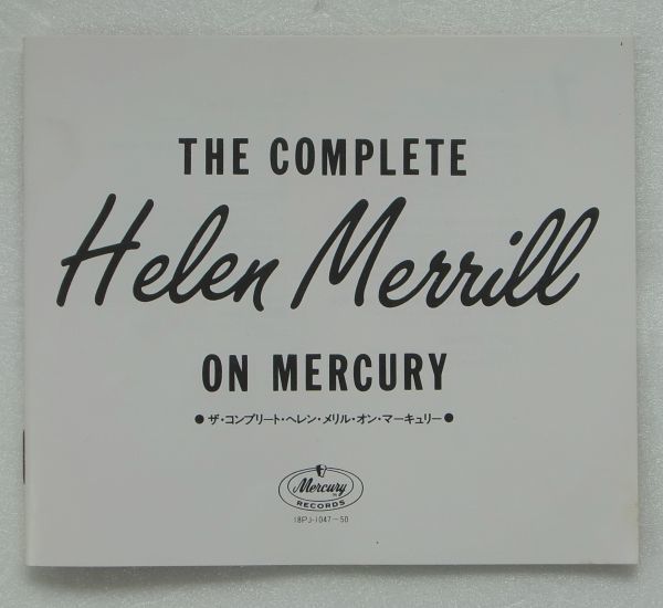 ☆4LP BOX☆ ヘレン・メリル Helen Merrill / The Complete Helen 