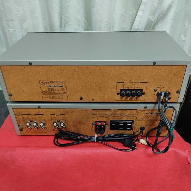 音出し動作品Aurex【プリメインアンプSA-360+チューナー】簡易メンテ