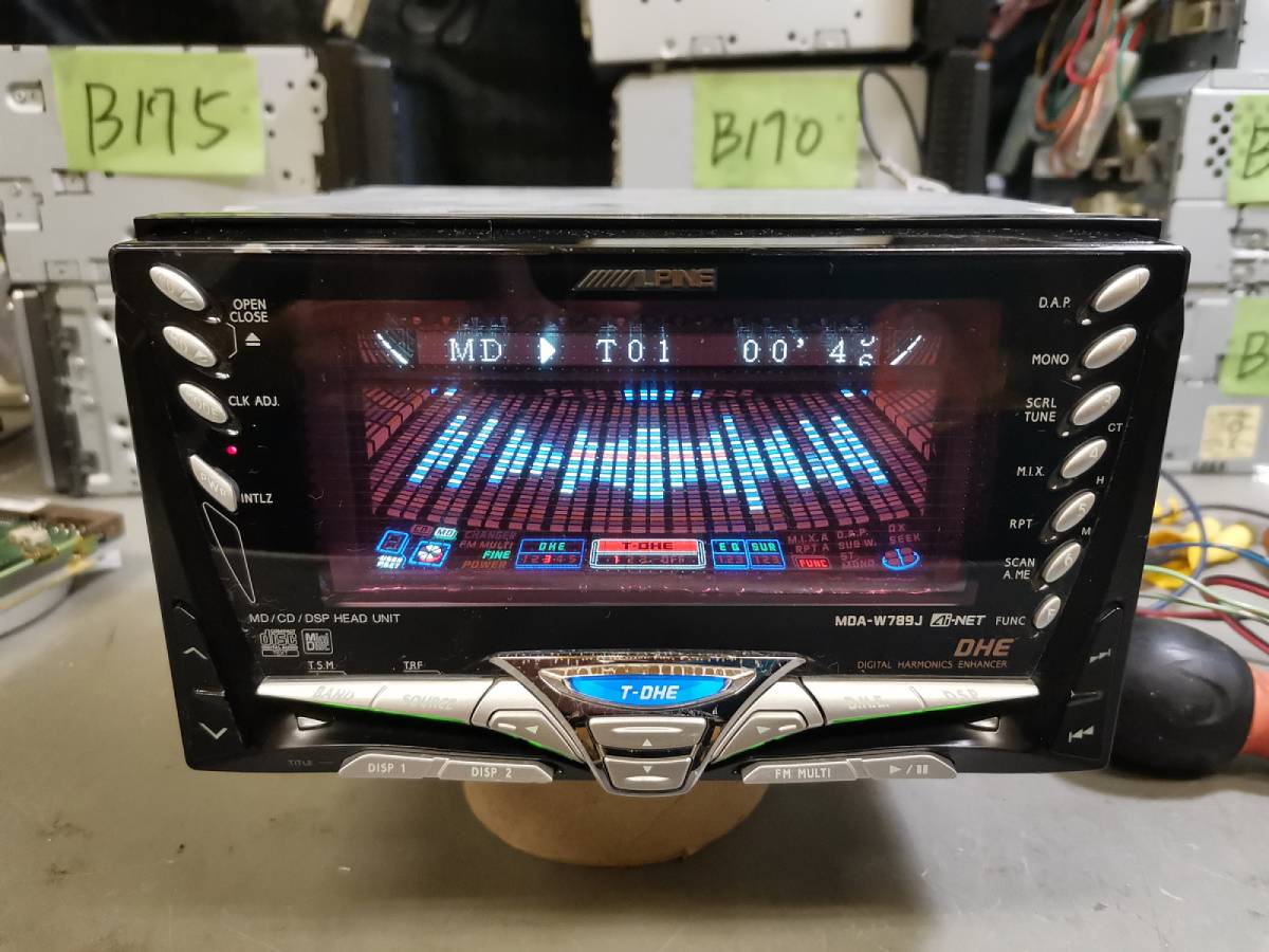CD MDA-W789J アルパイン ALPINE MD 2DIN カーオーディオ - デッキ